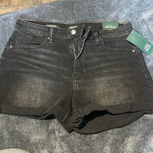 Wild Fable black denim high rise shorts